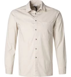 Hemd, Reines Leinen, Hellgreige