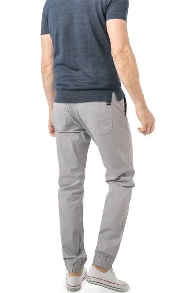 Pepe Jeans Hose, Slim Fit, Baumwolle, Platingrau – Bild 4