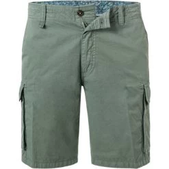 Bugatti Cargoshorts, Baumwolle, Moosgrün