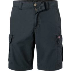 Napapijri Cargoshorts, Baumwolle, Schwarz