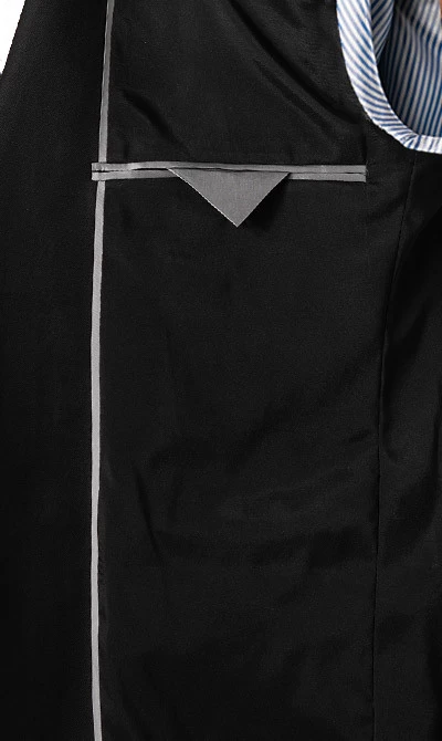 ROY ROBSON Anzug, Regular Fit, Schurwolle Super130 F.LLI CERRUTI, Schwarz – Bild 6