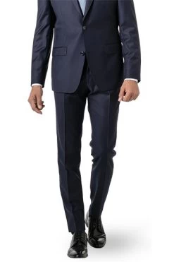 ROY ROBSON Hose, Schurwoll-Stretch Super130 LANIFICIO FLLI CERRUTI, Navy