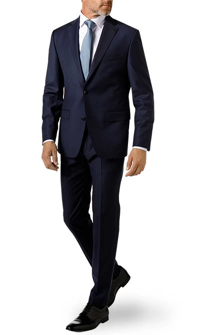 ROY ROBSON Anzug, Regular Fit, Schurwolle Super130 F.LLI CERRUTI, Navy