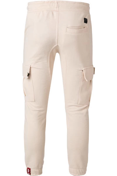 Alpha Industries Jogpants, Baumwolle, Ecru – Bild 3