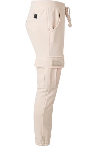 Alpha Industries Jogpants, Baumwolle, Ecru – Bild 2