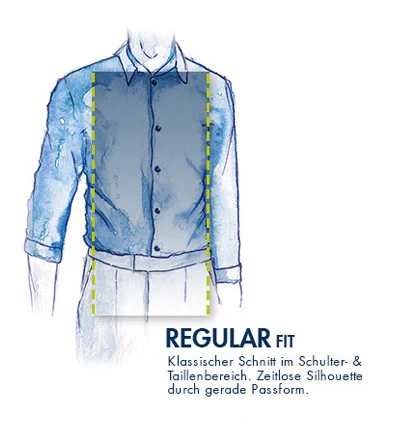 Overshirt, Twill, Blau Kariert – Bild 2