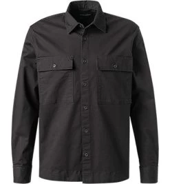 Marc O'Polo Overshirt, Bio Baumwolle, Anthrazit