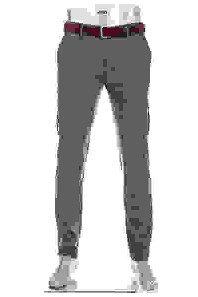 Alberto Cargohose Wind, Slim Fit, Flanell, Grau Meliert – Bild 7