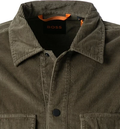 BOSS ORANGE Overshirt, Cord, Olive – Bild 4
