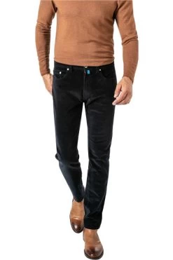 Pierre Cardin Hose Lyon, Cord, Marineblau