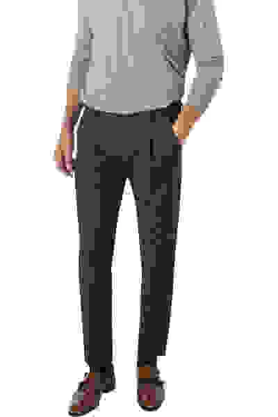 Bugatti Bundfaltenhose, Mikrofaser, Nachtblau Meliert – Bild 5