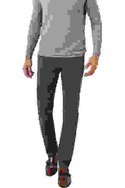 Hose, Modern Fit, Bio Baumwolle, Braun – Bild 5