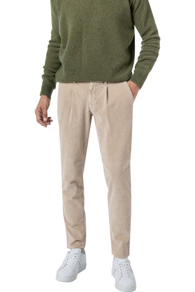 Hose Turin, Slim Fit, Cord, Sand