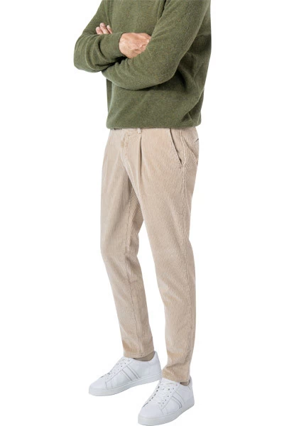 Hose Turin, Slim Fit, Cord, Sand – Bild 3