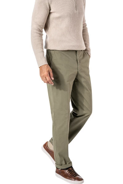 Thermohose Arktis, Comfort Fit, Baumwolle Gefüttert, Oliv – Bild 3