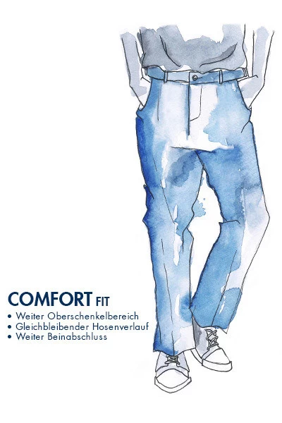 Thermohose Arktis, Comfort Fit, Baumwolle Gefüttert, Oliv – Bild 2