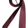 OLYMP Krawatte, Seide, Rot Metallic