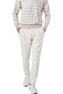 Hose Varun1, Baumwolle, Creme