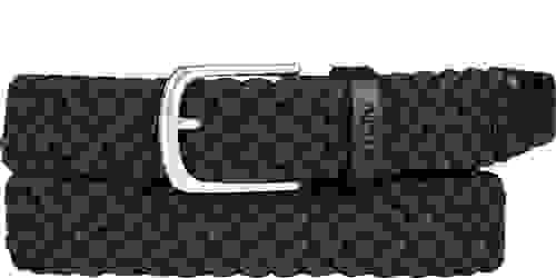 Gürtel, Textil, Dunkelbraun – Bild 3