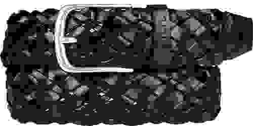 Gürtel, Leder, Schwarz – Bild 3