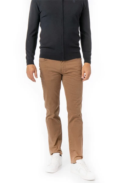 BRAX Hose, Baumwolle, Tabak