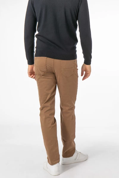BRAX Hose, Baumwolle, Tabak – Bild 3
