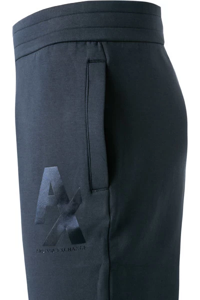 Armani Exchange Sweatpants, Bio Baumwolle, Navy – Bild 2