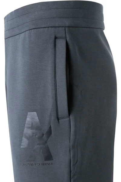 Armani Exchange Sweatpants, Bio Baumwolle, Anthrazit – Bild 2