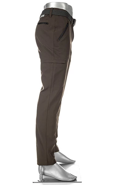 Alberto Funktionshose Trekk, 3xDRY® Cooler, Dunkelbraun – Bild 3