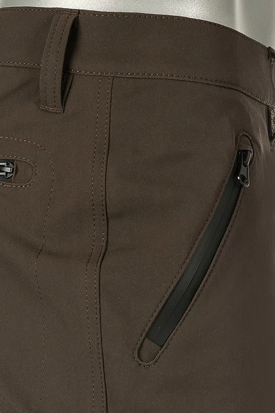 Alberto Funktionshose Trekk, 3xDRY® Cooler, Dunkelbraun – Bild 6