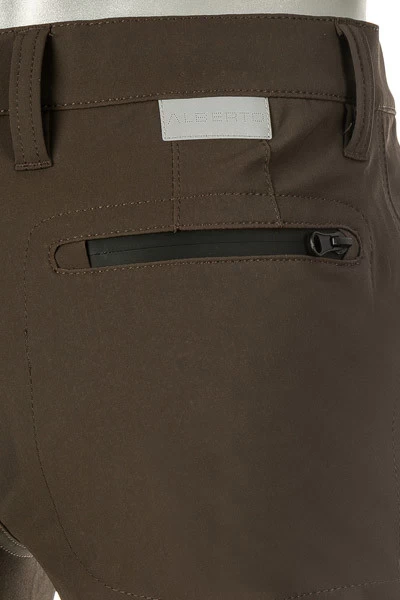 Alberto Funktionshose Trekk, 3xDRY® Cooler, Dunkelbraun – Bild 2