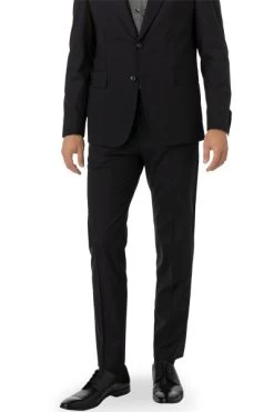 Windsor. Hose, Schurwolle, Grau Meliert