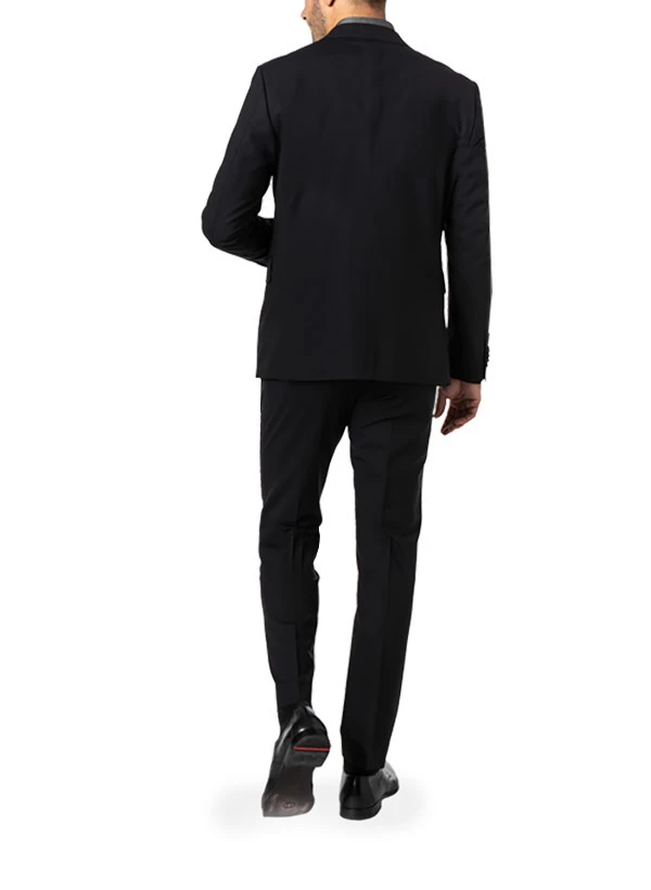 Windsor. Anzug Sono-Bene, Shaped Fit, Schurwoll-Stretch Halbgefüttert, Nachtblau – Bild 2