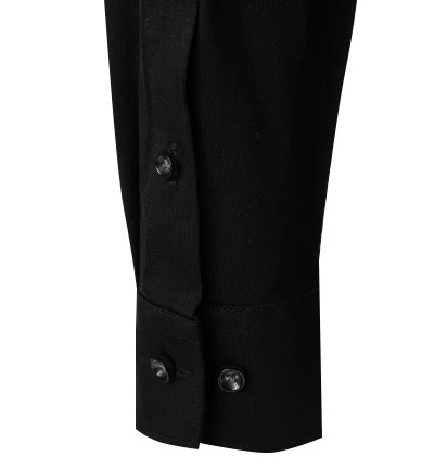 OLYMP Hemd, Modern Fit, Jersey Geruchshemmend, Extra Langer Arm, Schwarz – Bild 2