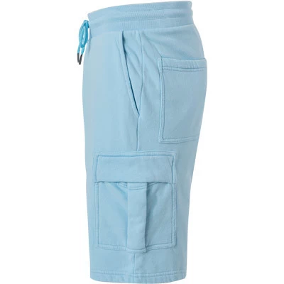 Sweatshorts, Baumwolle, Hellblau – Bild 3