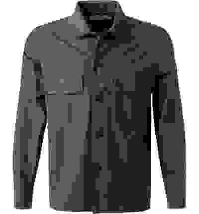 Calvin Klein Overshirt, Baumwolle, Dunkelolive – Bild 3