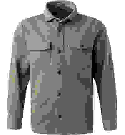 OLYMP Overshirt, Modern Fit, Baumwolle, Oliv – Bild 3