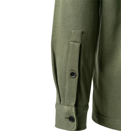 OLYMP Overshirt, Modern Fit, Baumwolle, Oliv – Bild 2