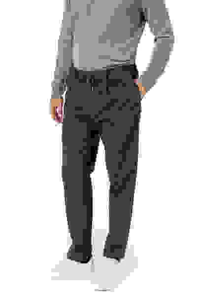 Hose, Baumwolle, Dunkelblau Meliert – Bild 5