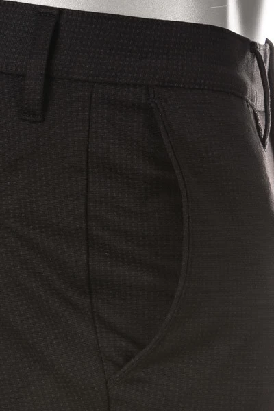 Alberto Hose Rob, Slim Fit, Jersey, Schwarz – Bild 3