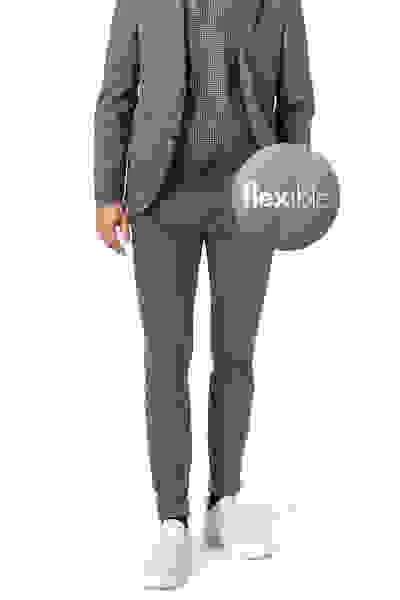 Baldessarini Hose, Jersey, Dunkelgrau Meliert – Bild 4