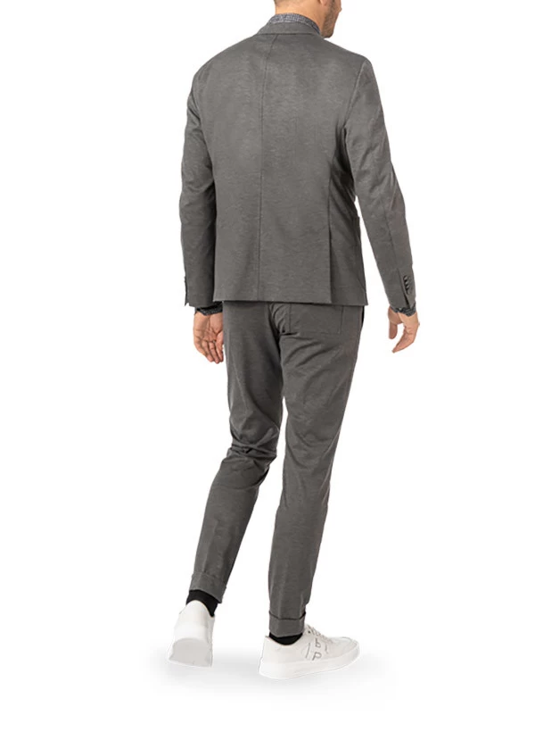 Baldessarini Anzug, Slim Fit, Jersey Halbgefüttert, Dunkelgrau Meliert – Bild 2