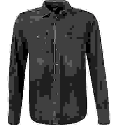 Replay Jeanshemd, Bio Baumwolle, Dunkelblau – Bild 4