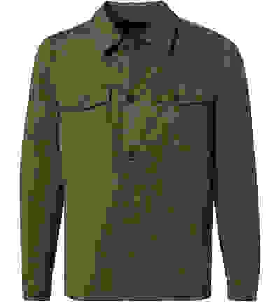 Fred Perry Overshirt, Baumwolle, Olivgrün – Bild 3