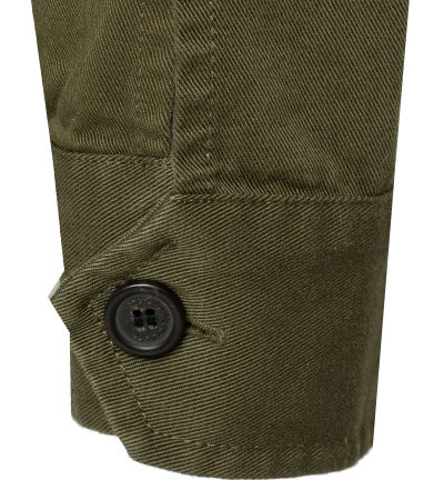 Fred Perry Overshirt, Baumwolle, Olivgrün – Bild 2