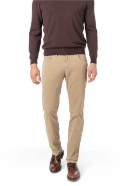 Hose, Modern Fit, Bio Baumwolle, Beige