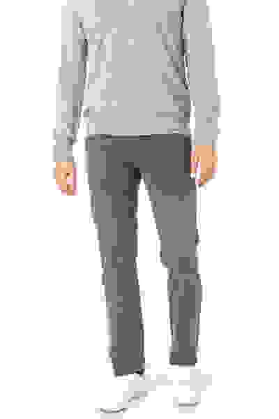 Hose, Modern Fit, Bio Baumwolle, Dunkelblau – Bild 5