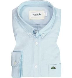 Lacoste Hemd, Regular Fit, Oxford, Bleu