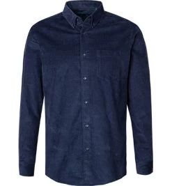 Pierre Cardin Hemd, Modern Fit, Cord, Dunkelblau