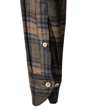 Stenströms Hemd, Fitted Body, Flanell, Grün Kariert – Bild 3